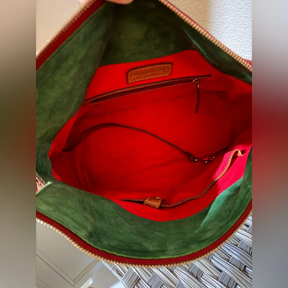 Dooney & Bourke Florentine Leather Medium Zip Hobo Shoulder Bag - Picture 2 of 16